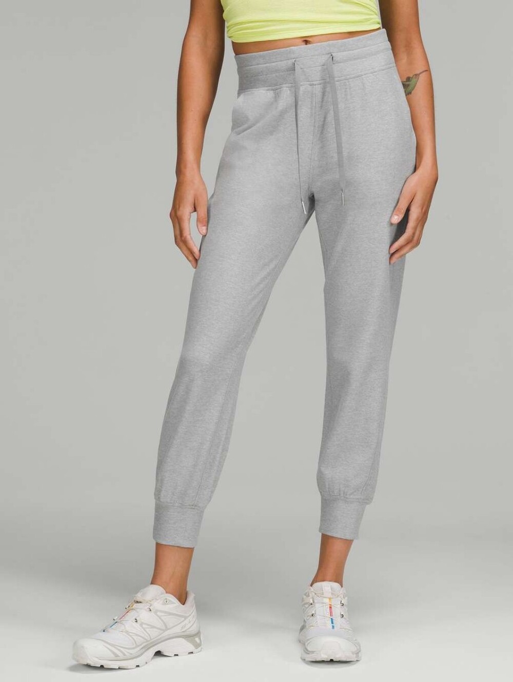 lululemon athletica Light Gray Track Joggers Size 4